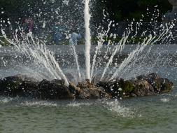 fountain in mirabell gardens