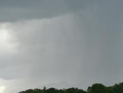 rain gray clouds close up