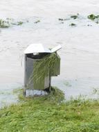 Garbage Can at Flood High Water