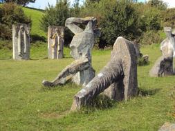 Art Pazifissmus Stone sculptures
