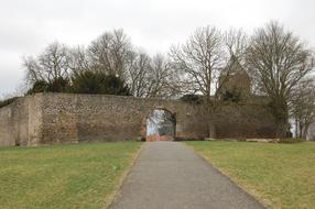 historically Monastery Wall