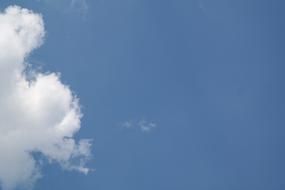 Blue Cloud Sky at summer