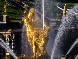 Fountain Peterhof Petrodvorets