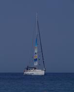 Yacht In The Sea Landscape