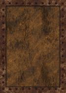 Texture of the brown metal plate, clipart