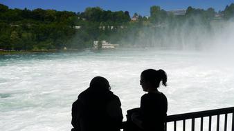 Rhine Waterfall landscape