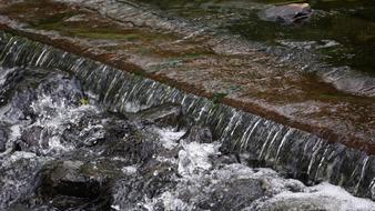 Small Waterfall Water Drain