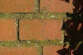 Brick red Wall of building