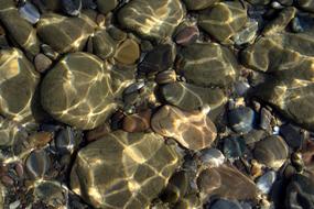 Underwater Coast Stones
