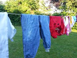Clothes Line Laundry Wash