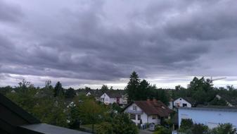 Thunderstorm weather landscape