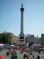 Column Trafalgar in England London