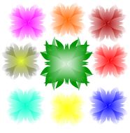 flower spring abstract colors drawing