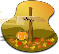 autumn fall signpost clipart