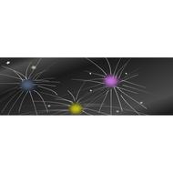 fireworks new year explosion clipart