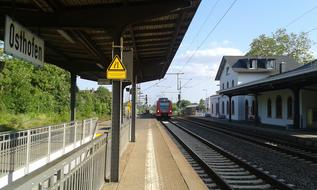 Germany Rheinhessen Osthofen railway station