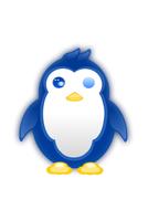 blue penguin baby