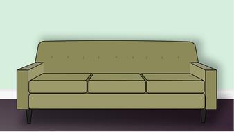 cartoon couch furniture sofa