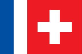 france and switzerland on the same flag