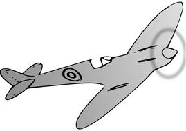 gray military aircraft as an illustration