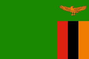 zambia flag national flag nation as clipart