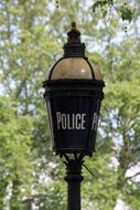 Police Lamp Sign