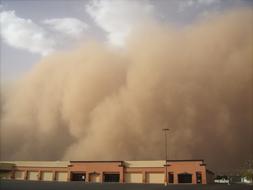 Sandstorm dirt Flood dust