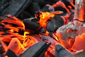 closeup view of Fire Brand Glow