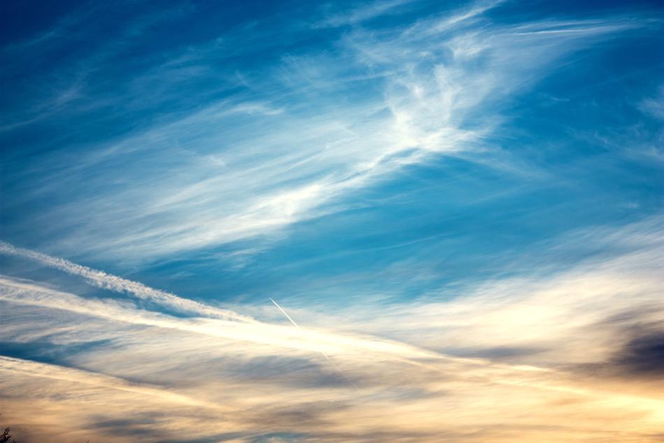 morning sky in the clouds