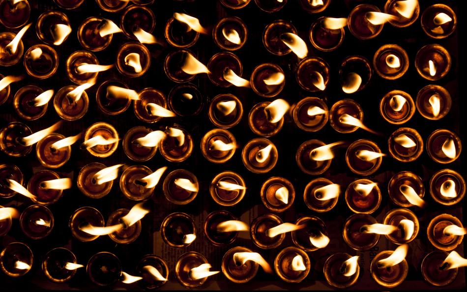 Oil Lamps Fire