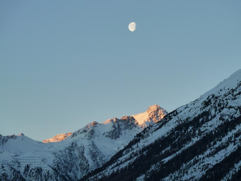 La Punt Grisons mountains