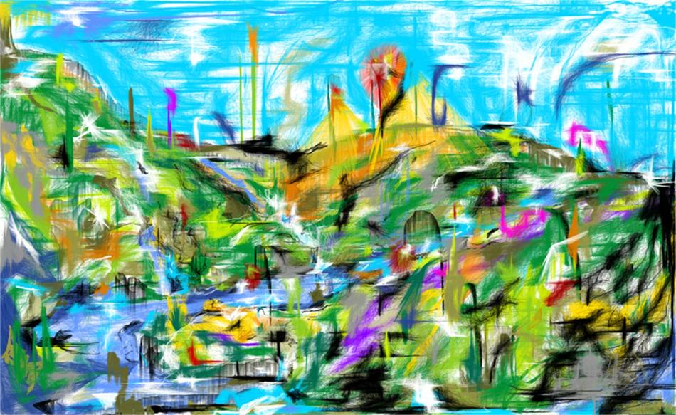 Calming Chillout Peace drawing
