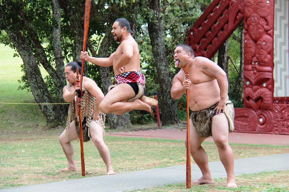 Maori Men Jump