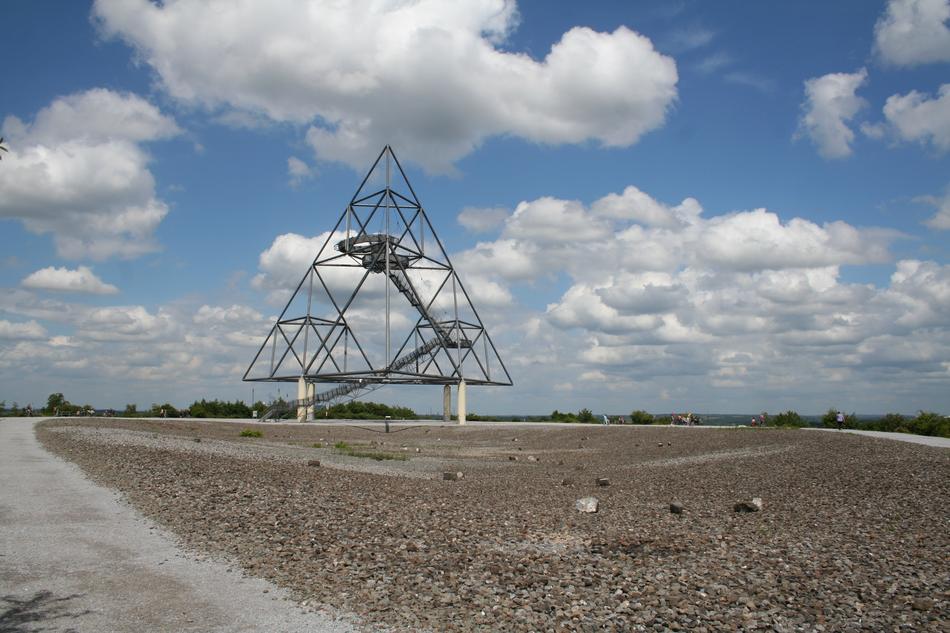 Tetrahedron sightseeing in Bottrop, Germany