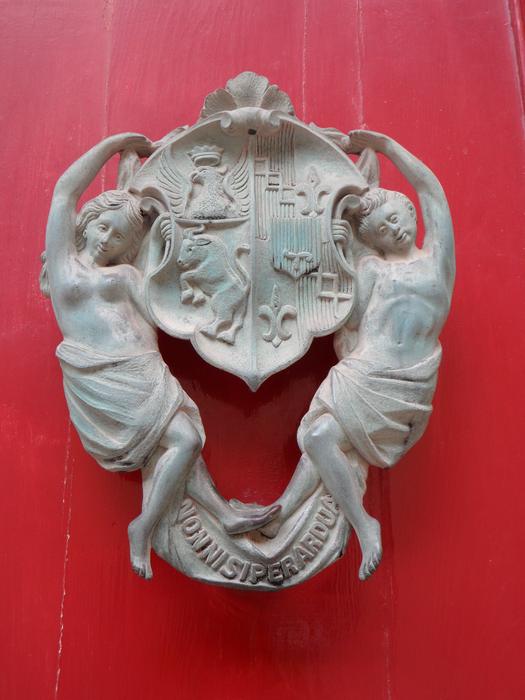 Coat Of Arms Muses Doorknocker