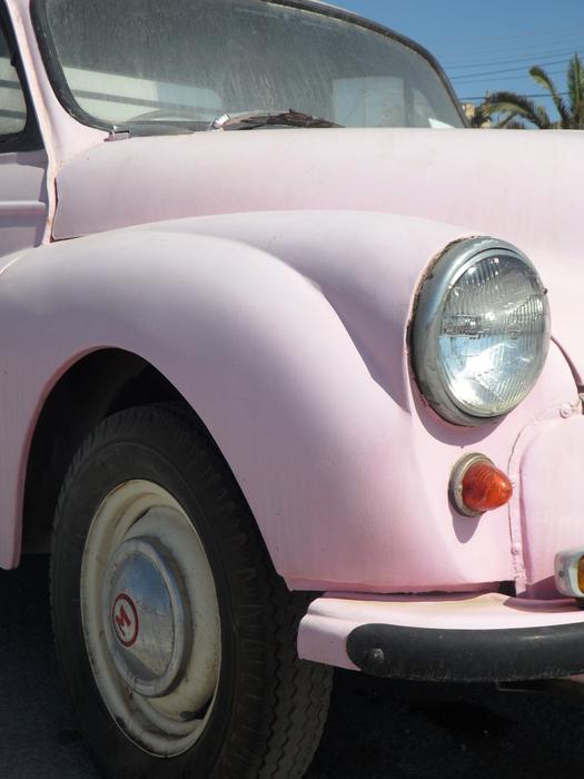 pink Auto Old Oldtimer