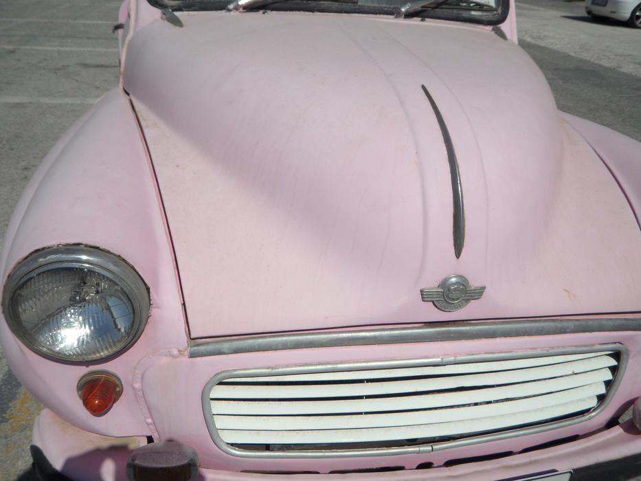 Oldtimer pink Auto