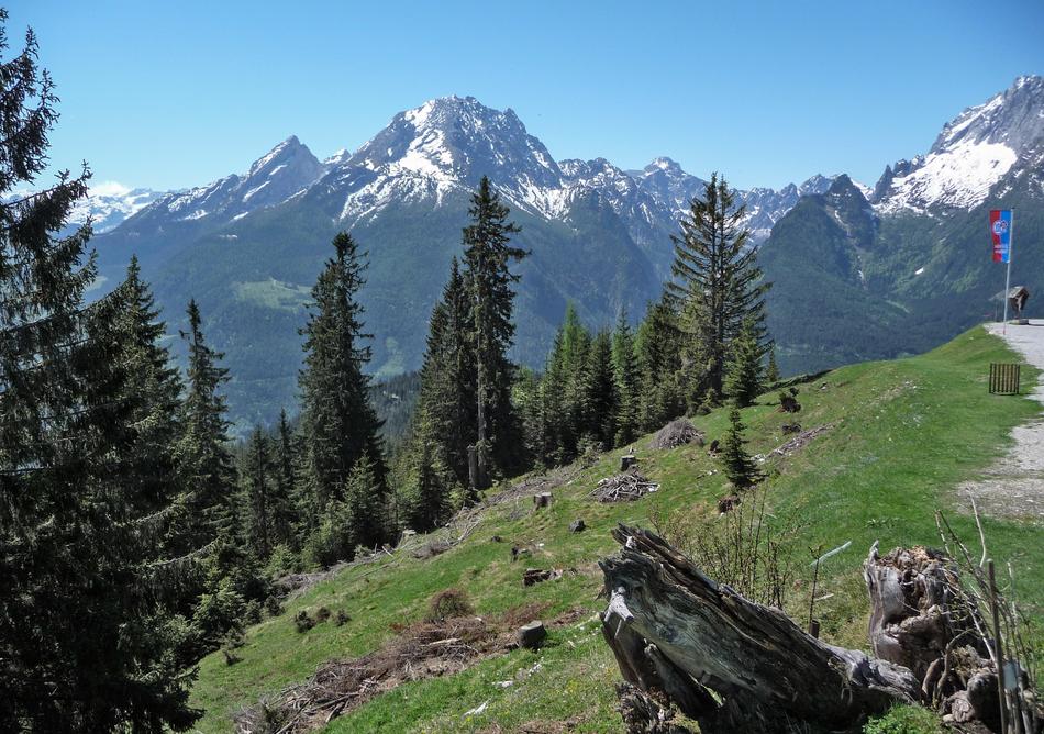 landscape of Alpine Berchtesgaden Massif