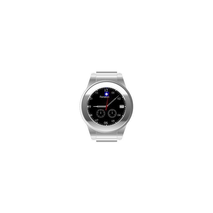 Model of the shiny wristwatch, at white background, clipart