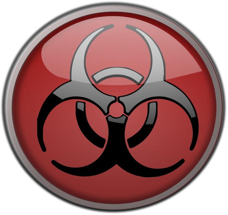 biohazard contaminative toxic