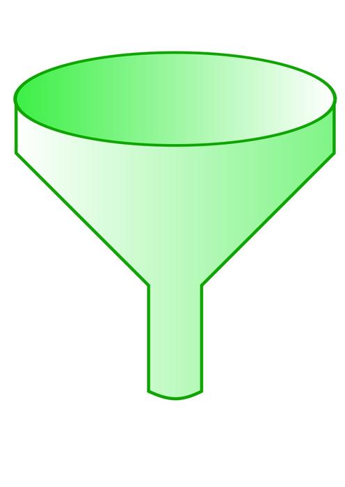 funnel cone horn pit feed hopper