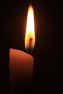 Candle Light at dark