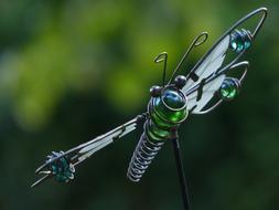 Wire Glass Dragonfly