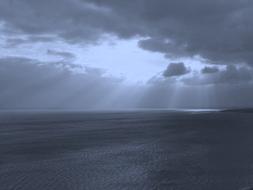 Sea Clouds Sun