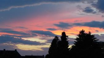 Evening Sky Clouds