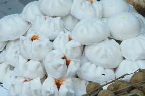 Wonton, Baozi, Chinese Buns with Pork