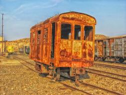 Eritrea abandoned Train Yard