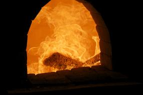 oven Fire Wood Flame