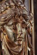 antique Sculpture Face Art