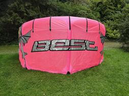 Kiteboarding Kite Surfing pink equipment